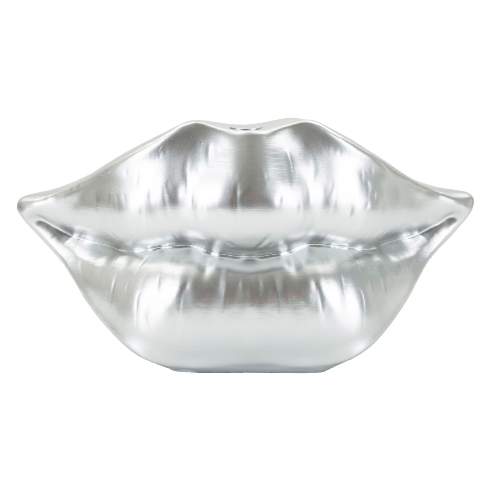 VASO MOUTH LIP SILVER CM 23X8X12