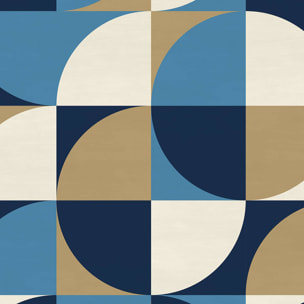 Papier peint, circulaire chambre Intissé