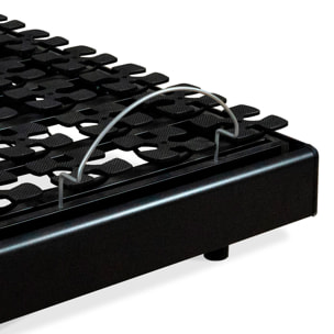 Sommier Électrique Superflex à Plots, 5 Plans de Couchage, Fermeté Réglable, Suspension Multidirectionnelle, relevage motorisé