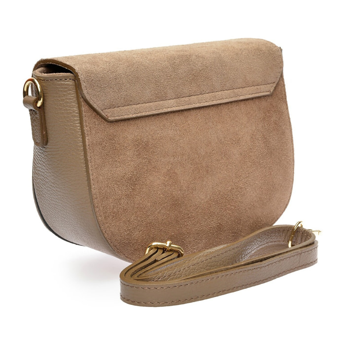 Borsa a spalla Anna Luchini Beige