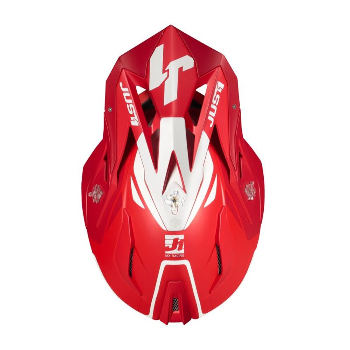 CASCO OFFROAD  J18 PULSAR RED-WHITE - Matt JUST1
