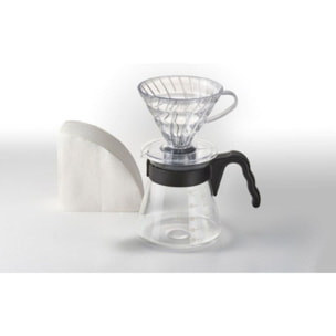 Kit HARIO cafetière et verseuse à café V60-02