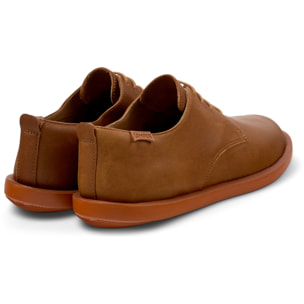 Zapatos de cordones - CAMPER Wagon - Marron - Cuero liso