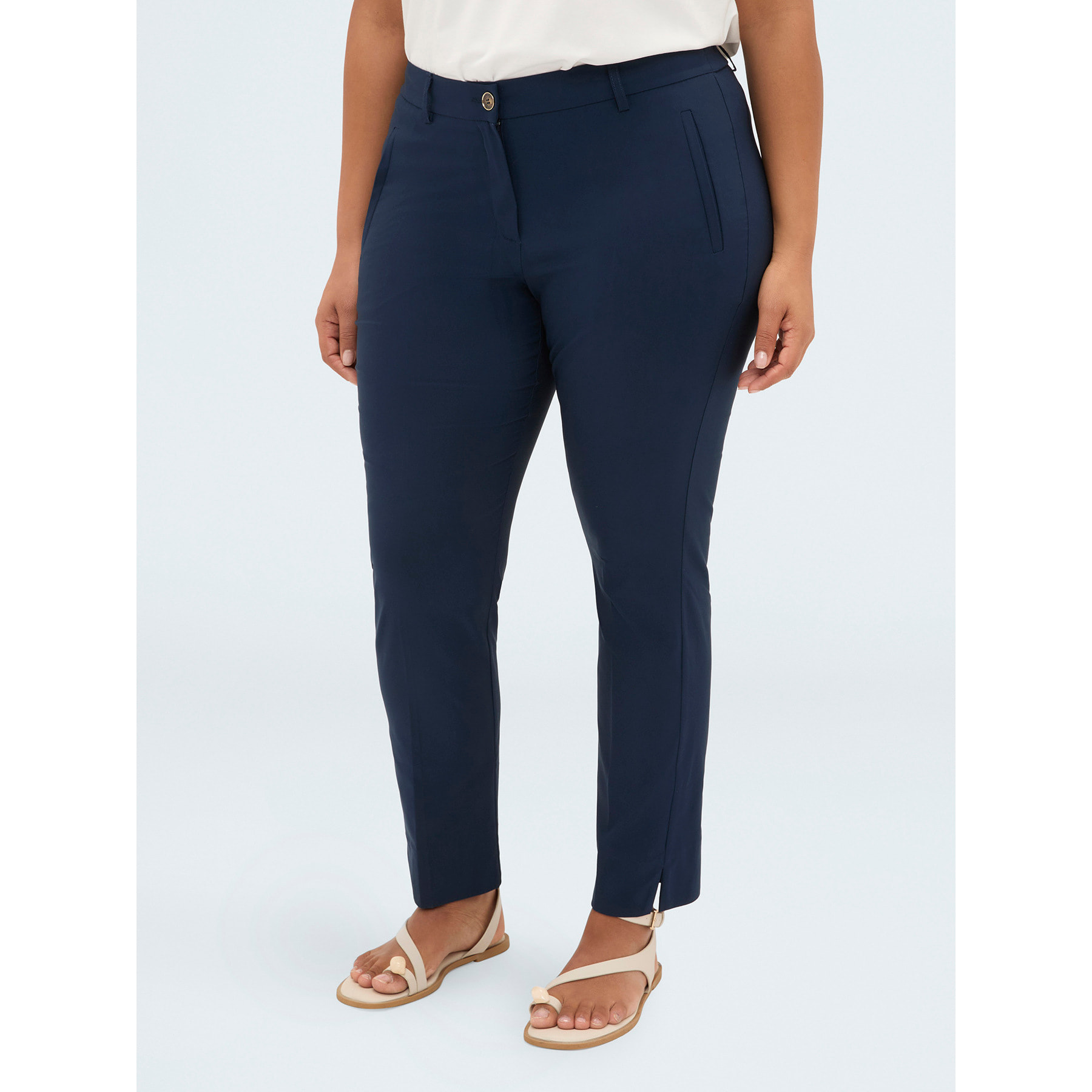 Fiorella Rubino - Pantalones modelo New York - Azul