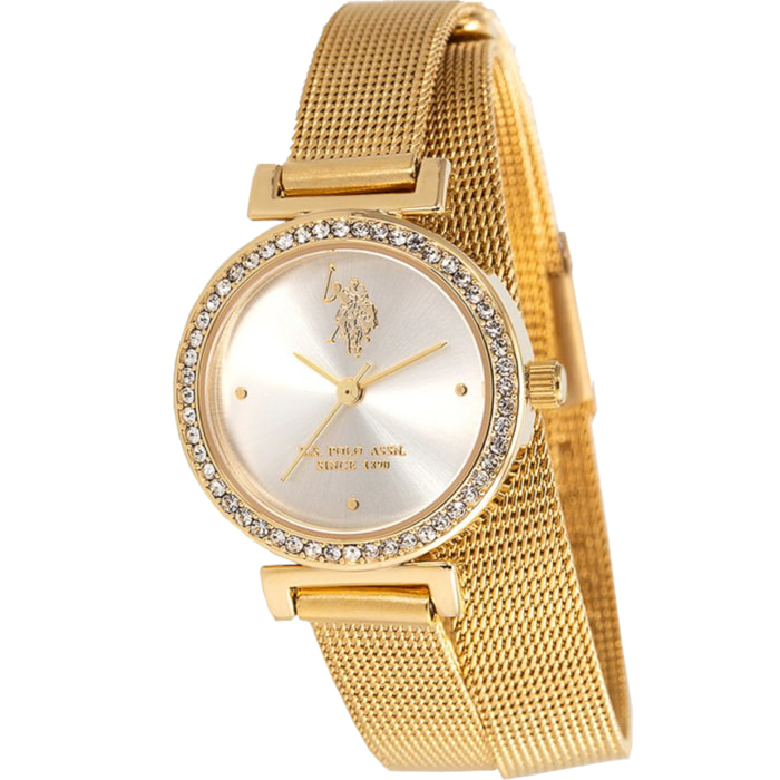 Orologio U.S. Polo Assn. con maglia milanese