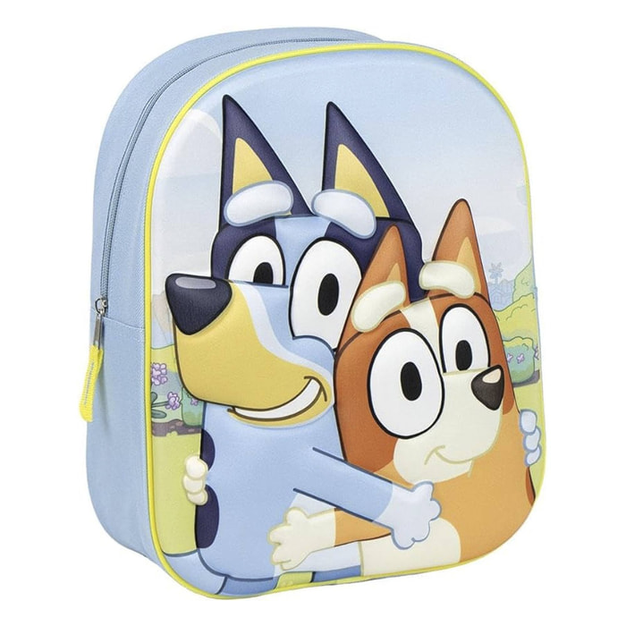 Mochila infantil 3d bluey