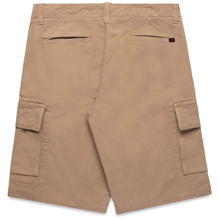 Kappa - Pantaloni Corti Uomo Marrone - Zaskars