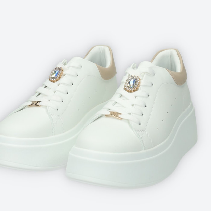 Sneakers Donna Tata Italia Bianco