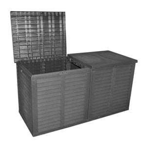 Baul almacenaje para jardin XXL 750L - 155x66x80cm