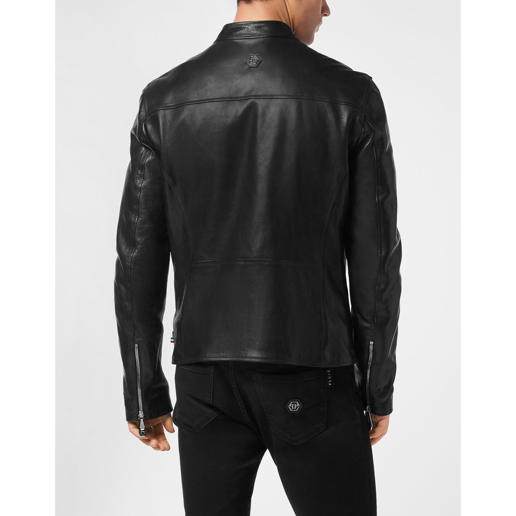 PHILIPP PLEIN Chaqueta Moto de cuero