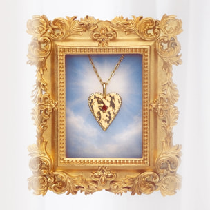 Charm Raw Heart Placcato Oro