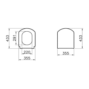 Abattant WC VitrA Valarte duroplast blanc 124-003R009