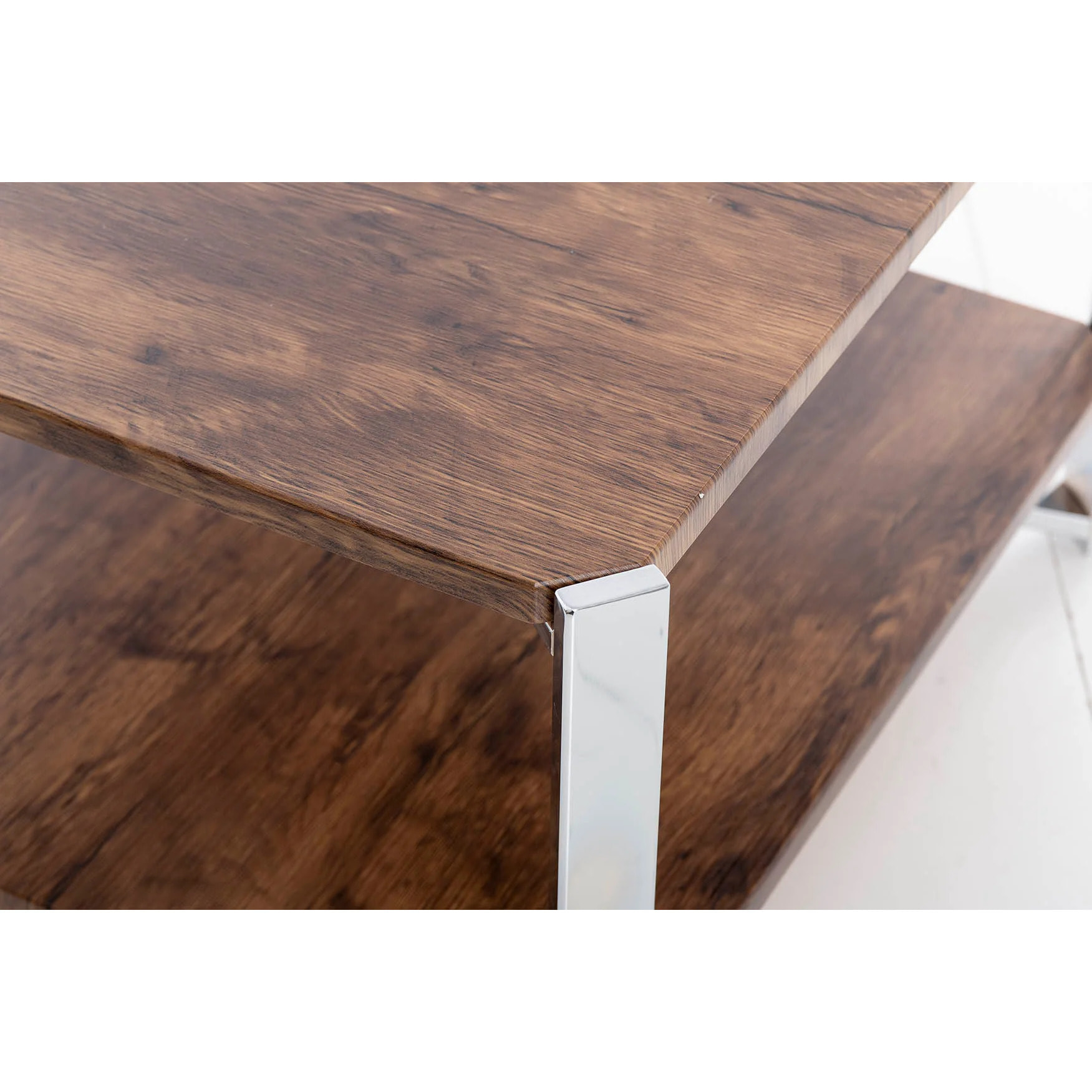 Mesa Auxiliar Madera Vintage 60x60x40 Cm