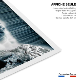 Affiche ""Cascade de glace"" Affiche seule