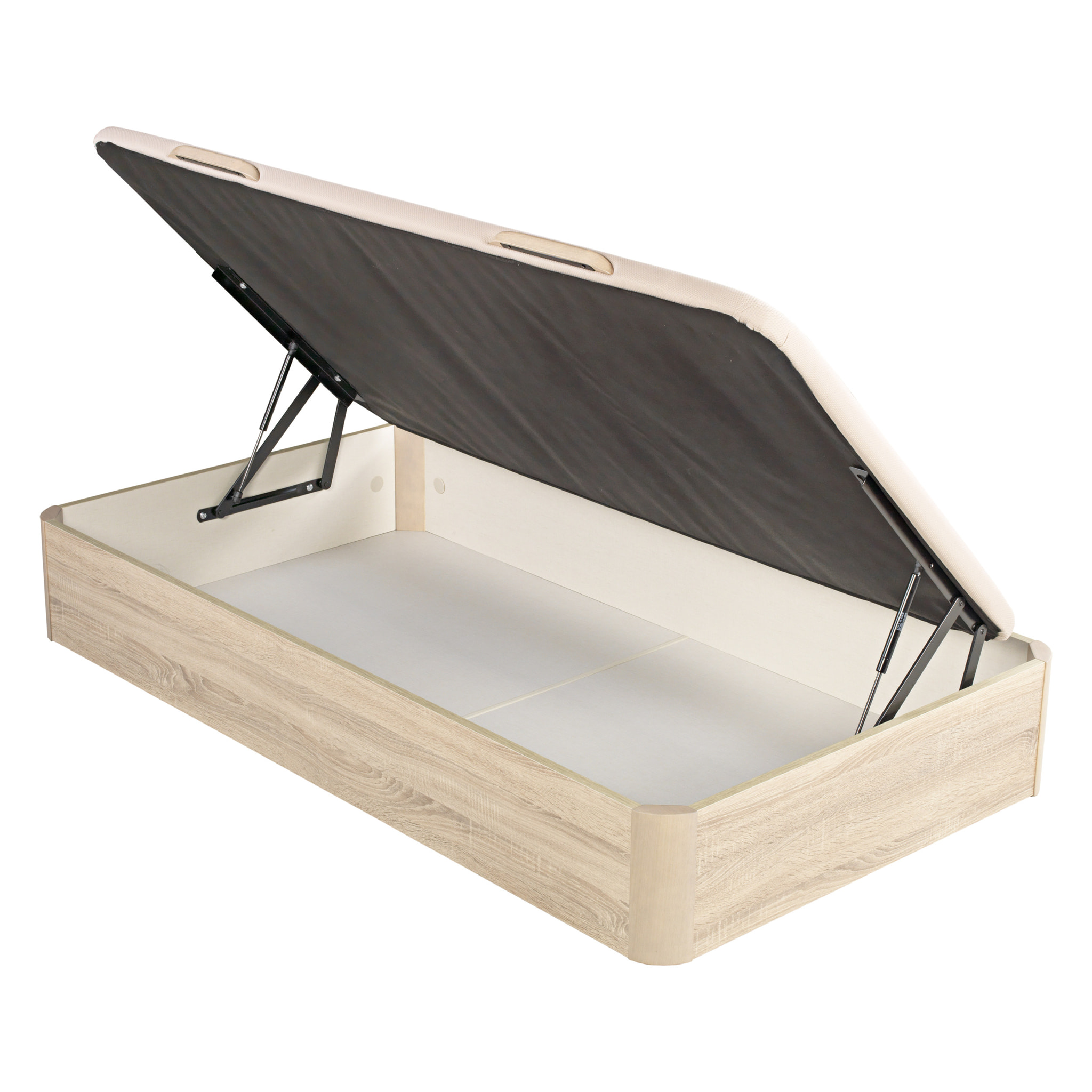Canapé Abatible 32CM | ENVÍO, MONTAJE Y RECOGIDA ANTIGUO INCLUIDO | Apertura Lateral | Madera | Natural | WHAT THE SLEEP