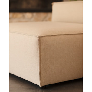 Fauteuil couleur marron beige de 110x90cm Hauteur: 70 Longueur: 110 Largeur: 90
