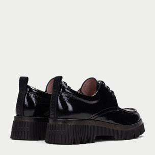 Derby Megan Negro 4 cm