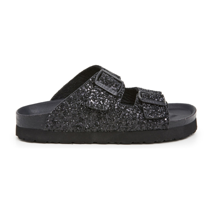 SANDALO CON ZEPPA BILLOWY NERO