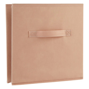 Boîte de rangement "Mix 'n' Modul" rose blush 31x31cm