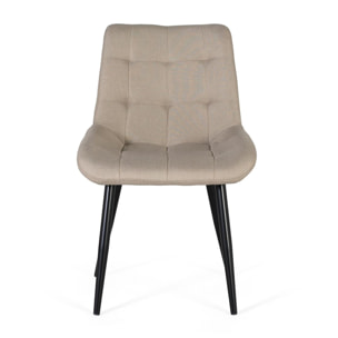 Silla de Tela 50 Cm Estilo Contemporáneo