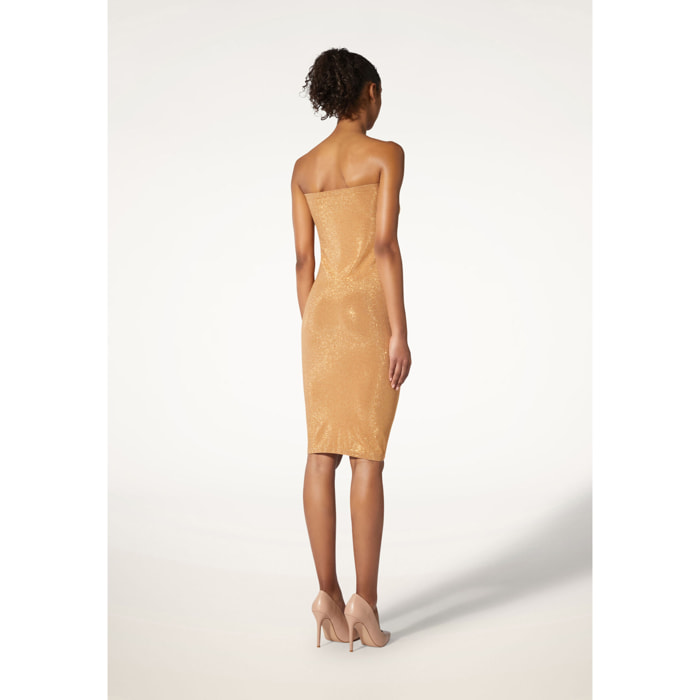 Abito Liquid Metal Dress