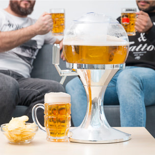 Pack distributeur de bière réfrigérant InnovaGoods et 2 lunettes de soleil enroulables Sunfold France