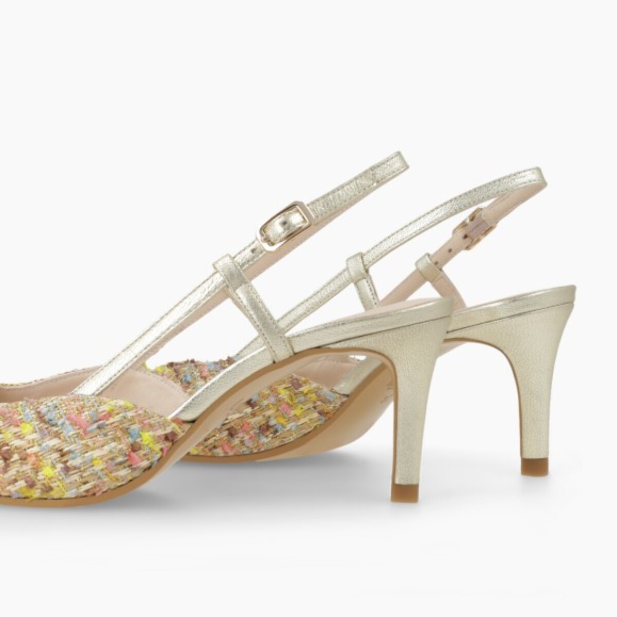 ZAPATOS DE SALÓN DORADOS NIVIS-X