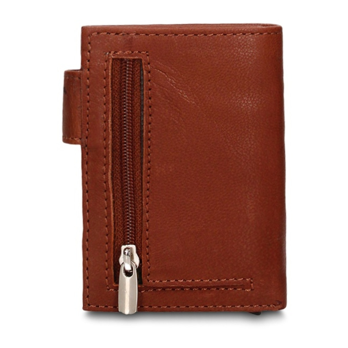 Portafoglio uomo in vera pelle - Modello Novara Elite - Casual - 7.5 x 10.0 x 2.0 cm