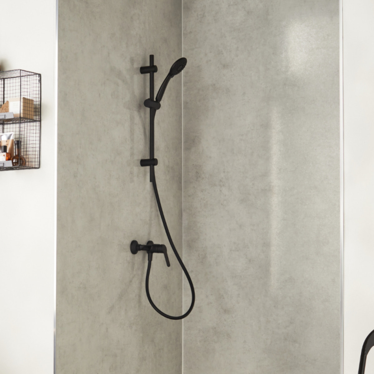 Mitigeur de douche Aimé noir mat