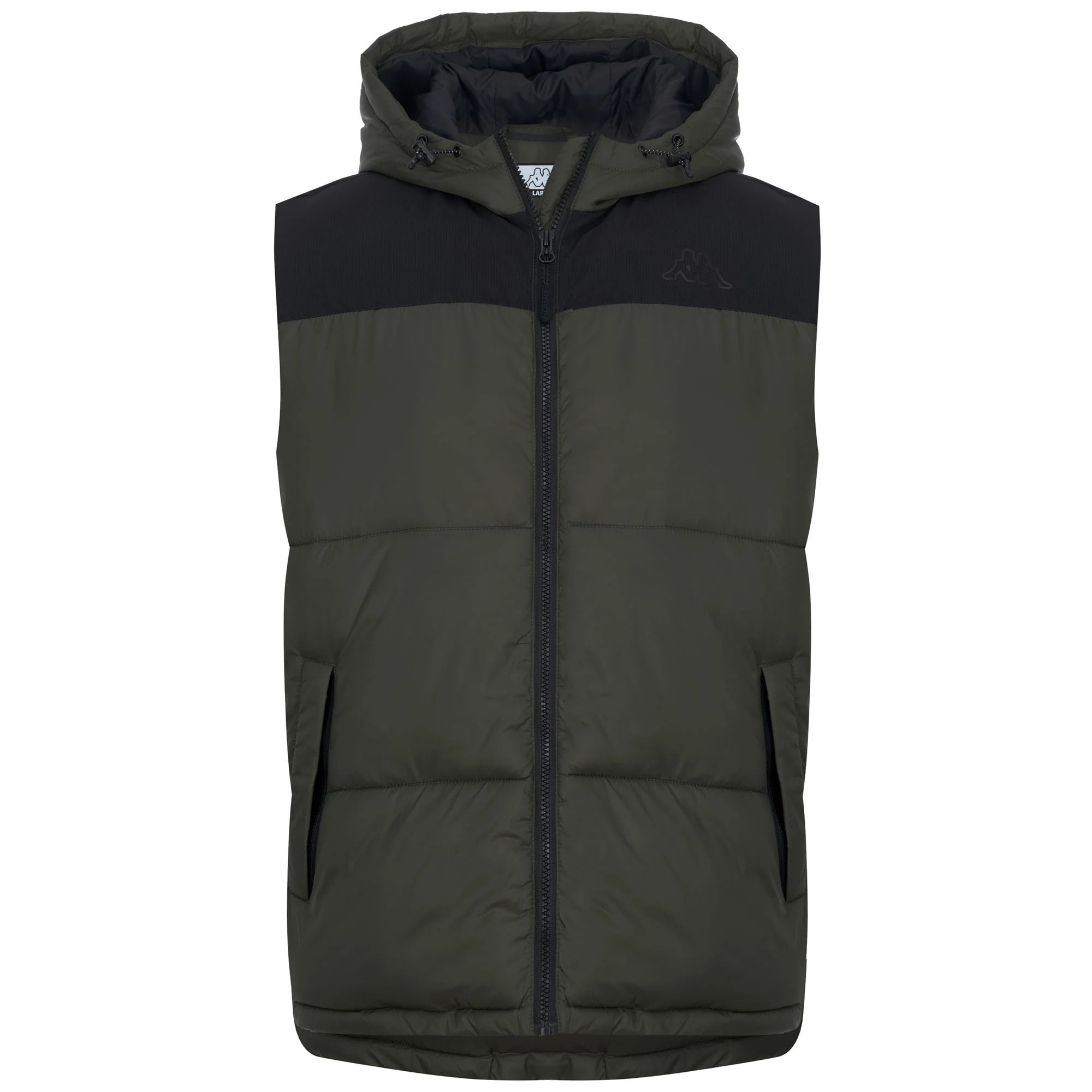 Kappa - Chaquetas Hombre Verde - Logo Silvest
