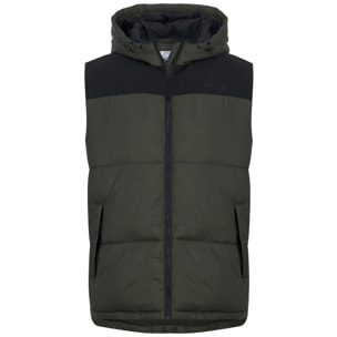 Kappa - Chaquetas Hombre Verde - Logo Silvest