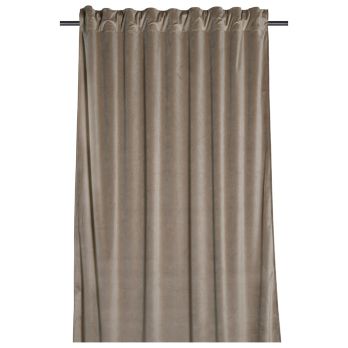 Rideau en velours tamisant - Sable