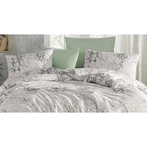 Parure housse de couette et taie(s) d'oreiller coton imprimé