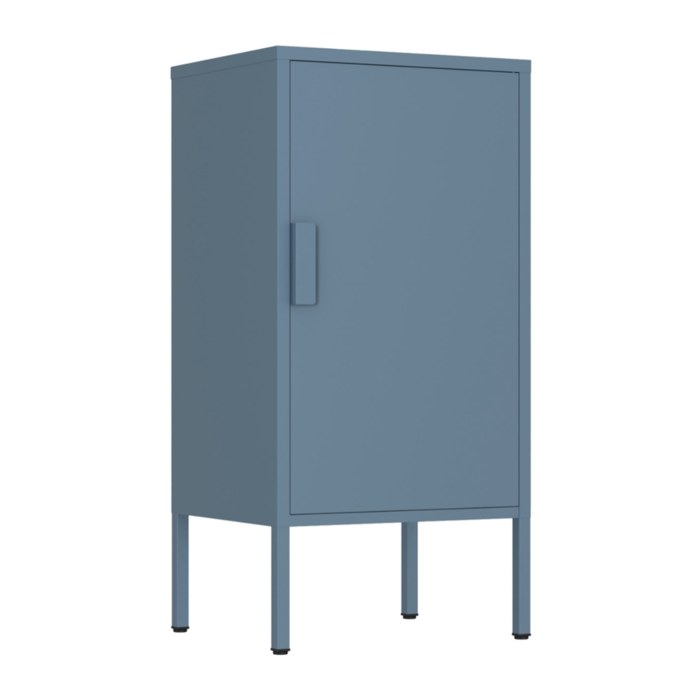 Armadietto basso in metallo 1 anta 35x46x72cm blu - Pop