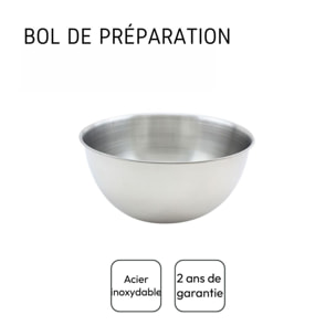 Bol à mixer en inox Fackelmann Basic
