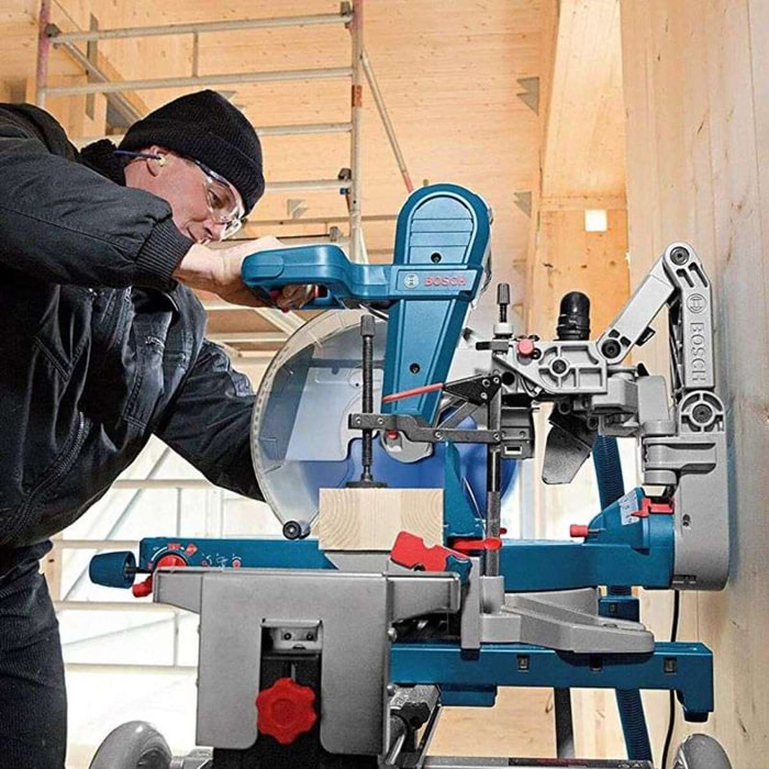 Scie radiale à onglets GCM 12 GDL 2000W - BOSCH - 0601B23600