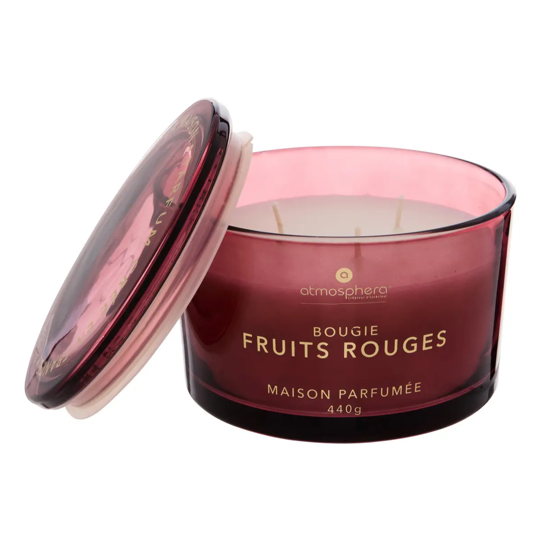 Bougie parfumée 440 g Glowy fruits rouges