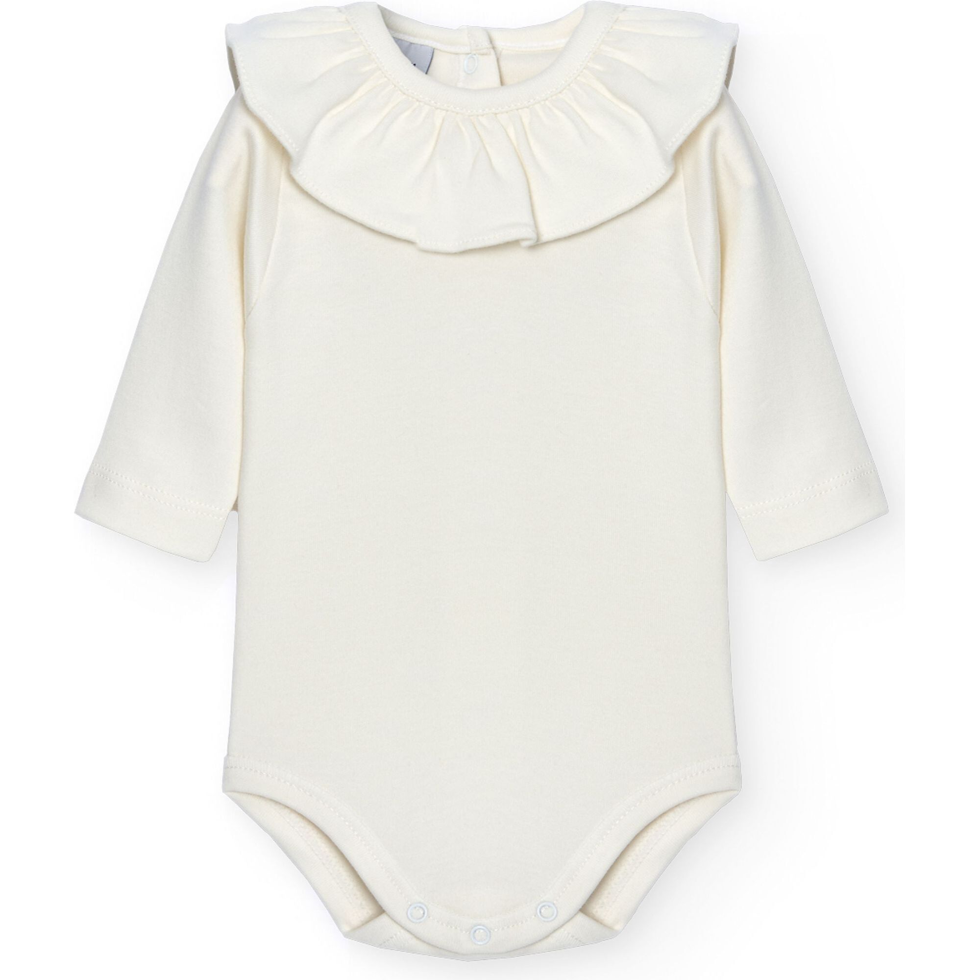 Body bebé manga larga cuello volante