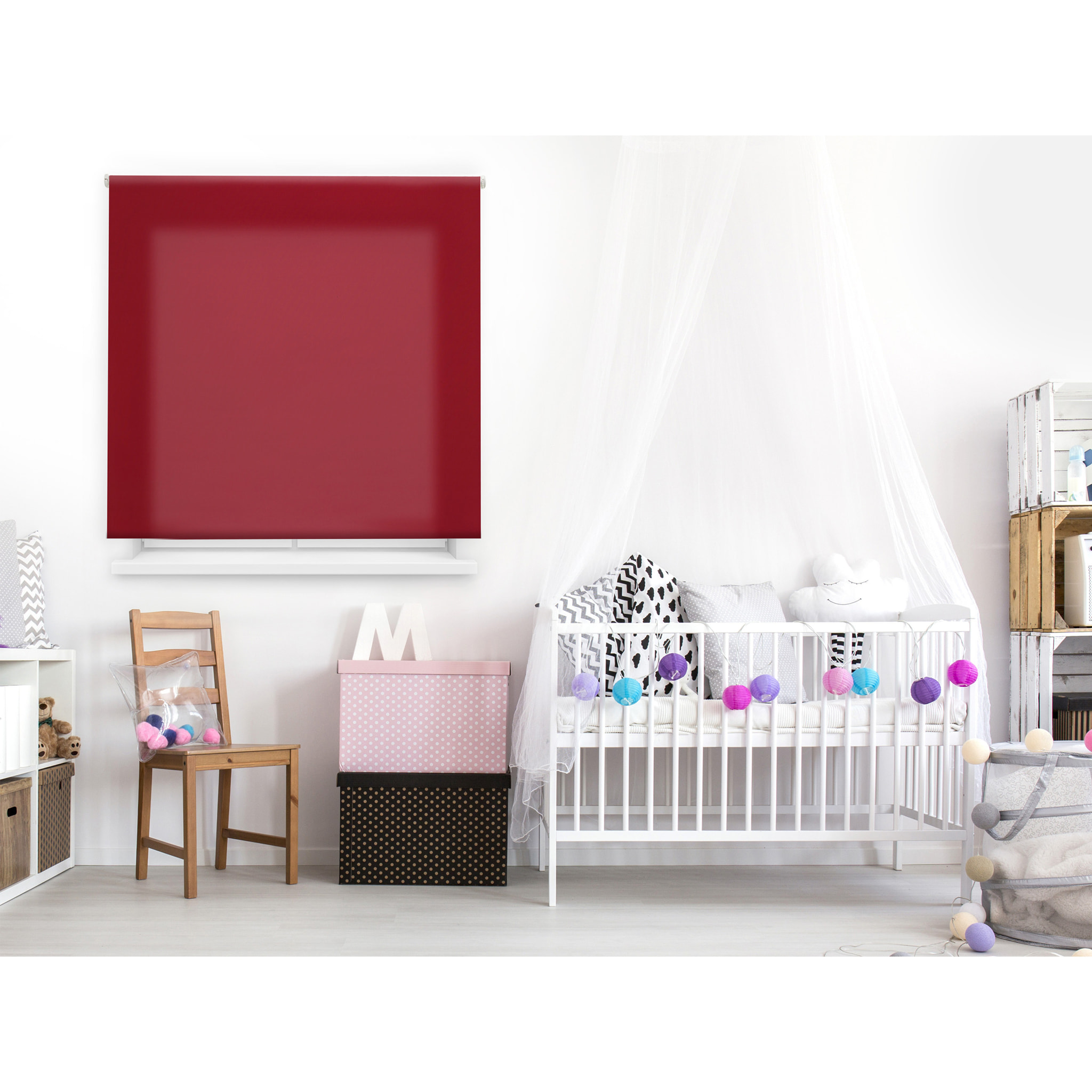 Store enrouleur Polyester Opaque Multicolore