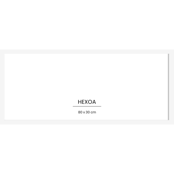 Cadre bois Blanc 80x30cm cadre seul