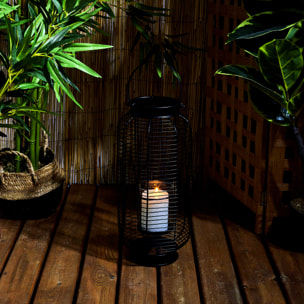 Lanterne En Metal Filaire H42.5cm