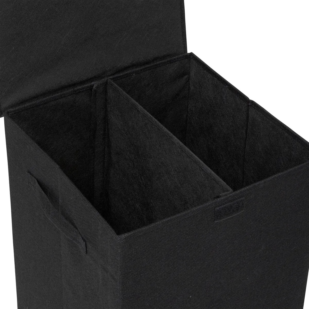 Panier à linge "Colorama" noir 74L