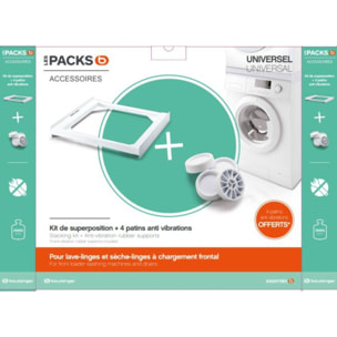 Kit de superposition ESSENTIELB UNIVERSEL + 4 patins