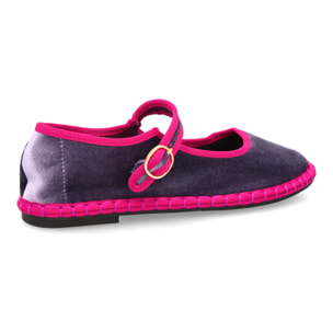 Bailarina con estampado liso para mujer.