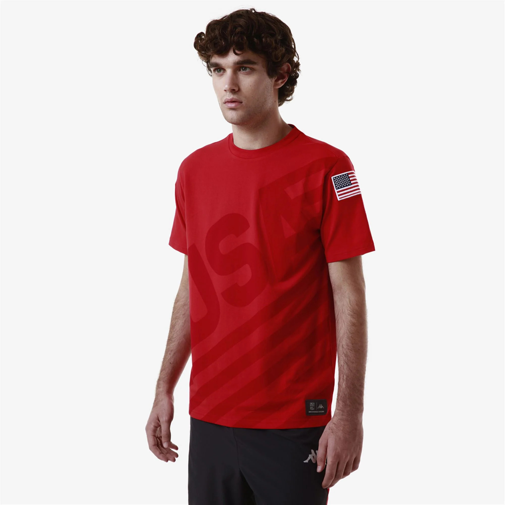 Kappa - T-Shirts & Top Uomo Donna Rosso - Ayba2 Usa Us