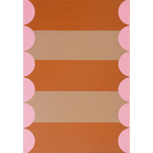 AZUR - Tapis intérieur/extérieur esprit art déco beige