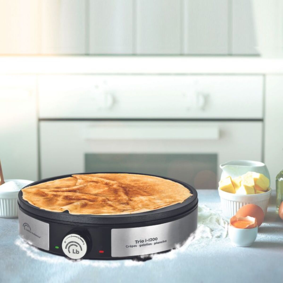 Crêpière LITTLE BALANCE Maxi-Crepes Trio i-1200