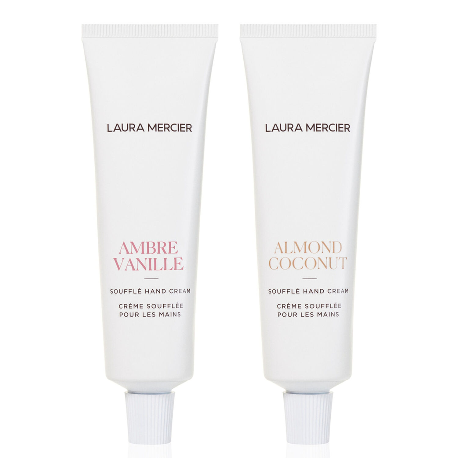 Soufflé Hand Cream Duo - Coffret Crèmes Mains Ambre-Vanille et Amande-Coco 2x55ml