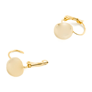 Pendientes acabados en oro amarillo de 18K