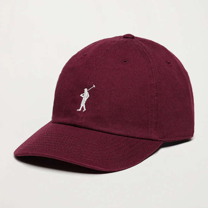 Cappellino bordeaux con logo ricamato Rigby Go
